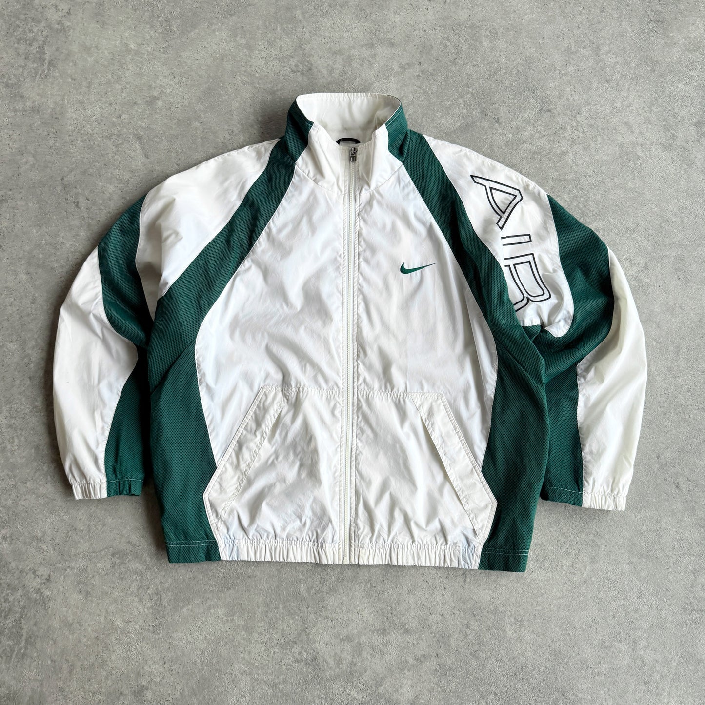 NK Air 1990s lightweight embroidered swoosh shell jacket